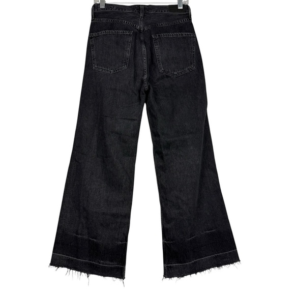 Citizens Of Humanity Sacha High Rise Wide Leg Denim Jeans Baggy Relaxed Raw Hem - Picture 3 of 12